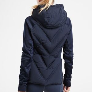 ATHLETA Inlet Down Jacket - XL Navy